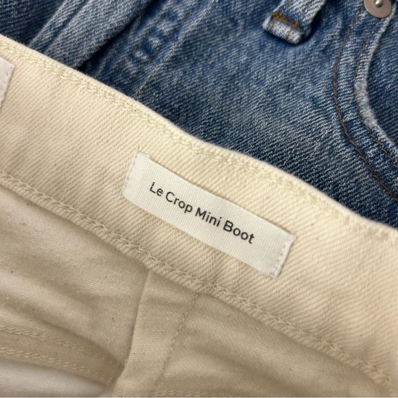 Frame Le Crop Mini Boot Crop Color Block - Picture 7 of 7